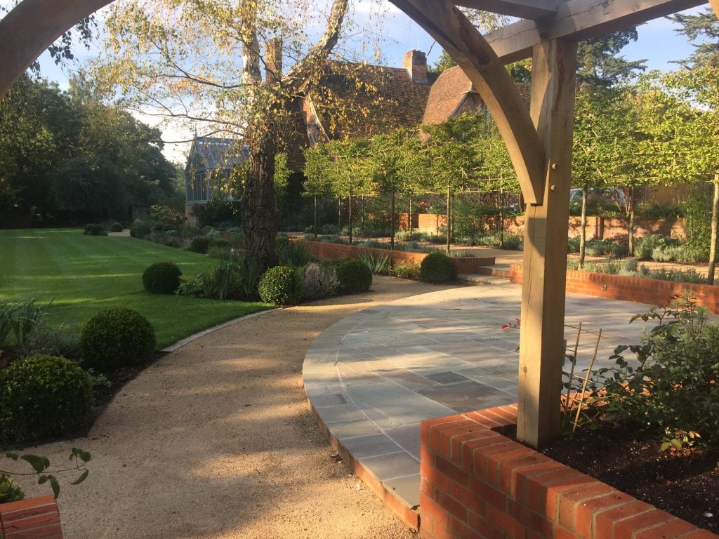Pergola garden view scaled